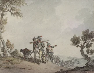 Soldats français en marche