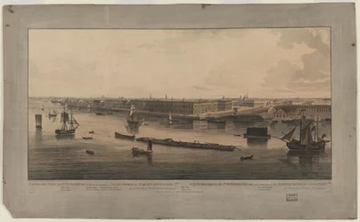 Vue panoramique de Saint-Pétersbourg, entre 1805 et 1807