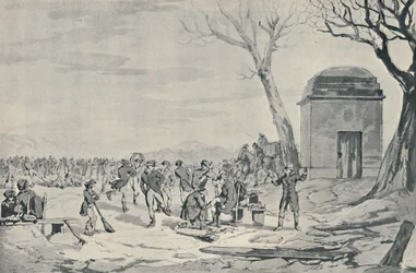 Patinage à Hyde Park, 1807