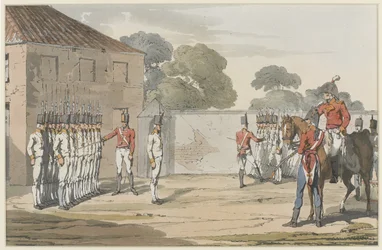 Soldats en exercice, 1807