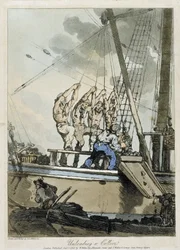Déchargement de charbon d