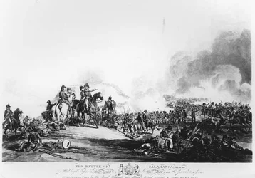 La bataille de Salamanque, 22 juillet 1812, gravée par G. Lewis, 1813