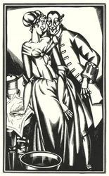 Illustration pour Tristram Shandy par Laurence Sterne