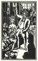 Illustration pour Tristram Shandy de Laurence Sterne