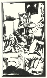 Illustration pour Tristram Shandy de Laurence Sterne