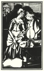 Illustration pour Tristram Shandy de Laurence Sterne