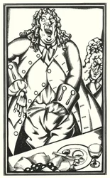 Illustration pour Tristram Shandy de Laurence Sterne