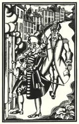 Illustration pour Tristram Shandy de Laurence Sterne