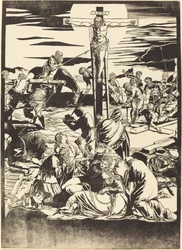 La Crucifixion (plaque centrale)