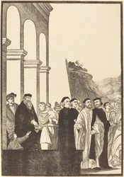 Présentation de la Vierge au Temple [plaque de gauche]