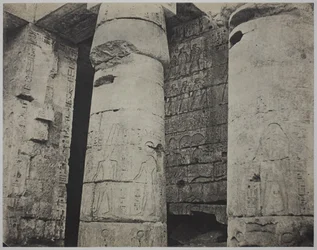 Medinet Habu, Mortuary Temple of Ramses III, Left Wall (Médinet-Habou, Temple funéraire de Ramsès III, paroi gauche