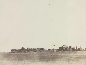 Vue de Louxor, 1854