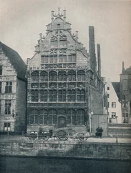 Salle de la guilde des bateliers, Gand, Belgique, vers 1900 1914-1915
