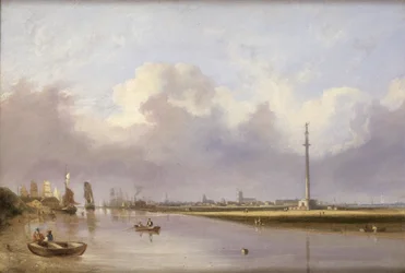 Vue de Yarmouth (huile sur toile)