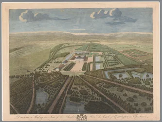Vue de Dunham Massey dans le Cheshire