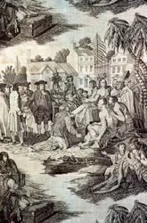 Traité de William Penn avec les Indiens (Tissu d