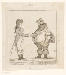 Fox et le Prince de Galles, 1783 (Falstaff & his Prince)