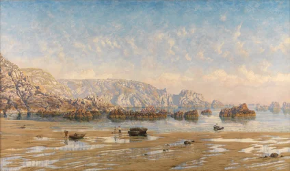 Dans les îles Anglo-Normandes (huile sur toile)