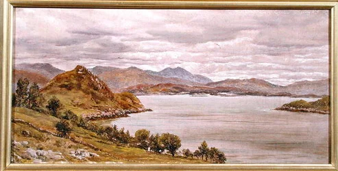 Regardant hors de Loch Corrie, 27 août 1885