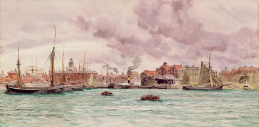 Port de Portsmouth, 1884