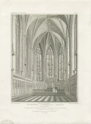 Intérieur de la cathédrale de Lichfield - Chapelle de la Dame