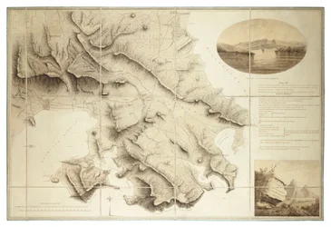 Plan des environs du port anglais, Antigua, vers 1782