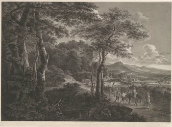 Paysage avec des bandits prisonniers