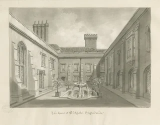 Blithfield Hall - Cour