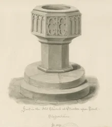 Burton-upon-Trent - Fonts baptismaux dans l