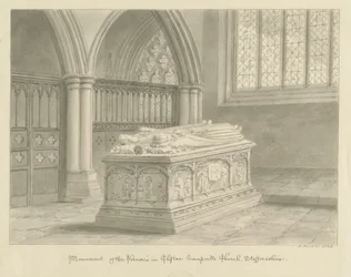 Église de Clifton Campville - Monument Vernon
