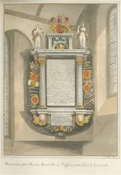 Cornouailles - Église de Kilkhampton - Monument de Sir Bevil Grenville