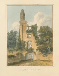 Dorset - Sherborne - Ruines du château, 1802