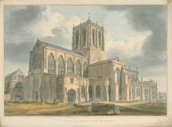 Dorset - Église de Sherborne, 1802