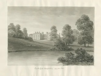 Enville Hall : dessin sépia