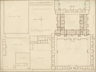 Essex - Audley End - Plan, 1815
