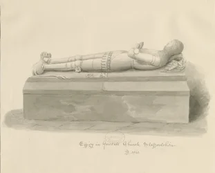 Église de Gnosall - Effigie