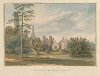 Huntingdonshire - Palais de Buckden, 1799