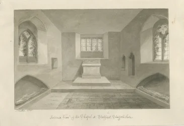 Intérieur de la chapelle de Statfold