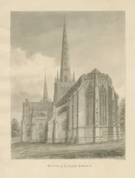 Cathédrale de Lichfield - Vue est