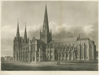 Cathédrale de Lichfield - Vue sud-est