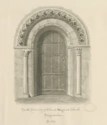 Église de Mayfield - Porte sud (1839)