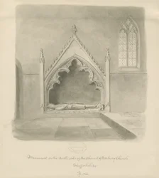 Église de Norbury - Monument à Ralph le Botiler