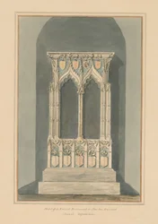 Oxfordshire - Église de Stanton Harcourt - Monument, 1803