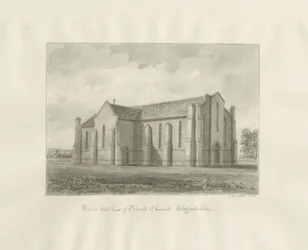 Église de Pelsall : dessin sépia