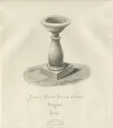 Stafford - Fonts baptismaux dans l
