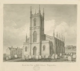 Église de Stoke-upon-Trent [Nouvelle] : dessin sépia