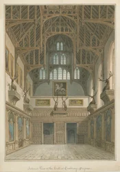 Sussex - Maison de Cowdray - Intérieur du Hall