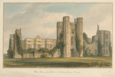 Sussex - Maison de Cowdray, 1825