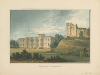 Pays de Galles - Glamorganshire - Château de Cardiff, 1815