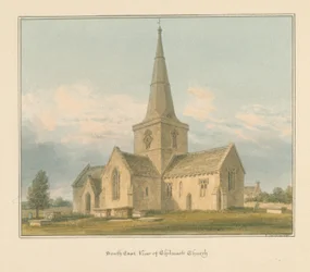Wiltshire - Église de Chilmark, 1814